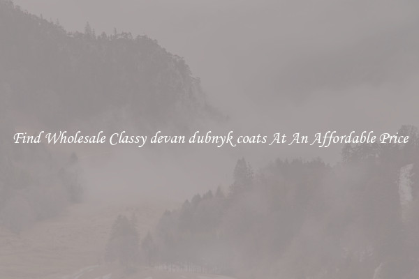 Find Wholesale Classy devan dubnyk coats At An Affordable Price