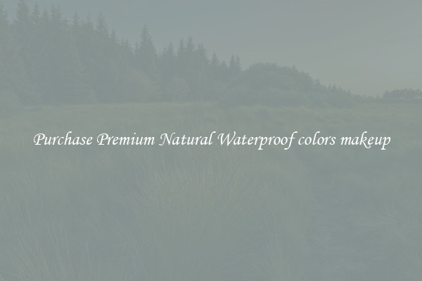 Purchase Premium Natural Waterproof colors makeup