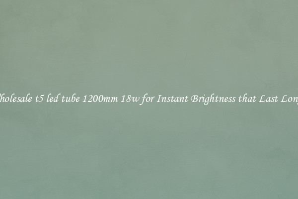 Wholesale t5 led tube 1200mm 18w for Instant Brightness that Last Longer