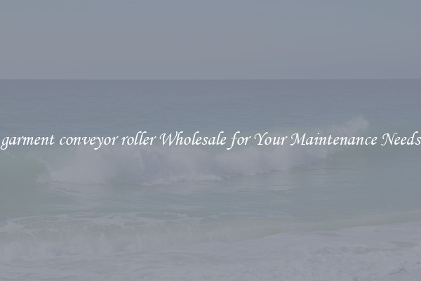 garment conveyor roller Wholesale for Your Maintenance Needs
