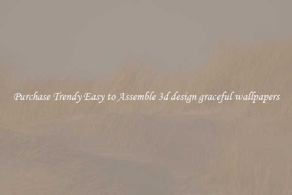 Purchase Trendy Easy to Assemble 3d design graceful wallpapers