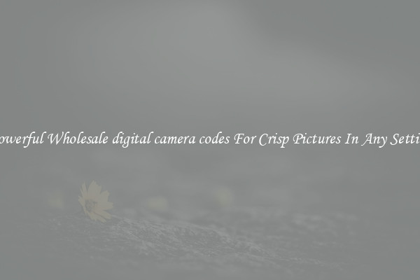 Powerful Wholesale digital camera codes For Crisp Pictures In Any Setting